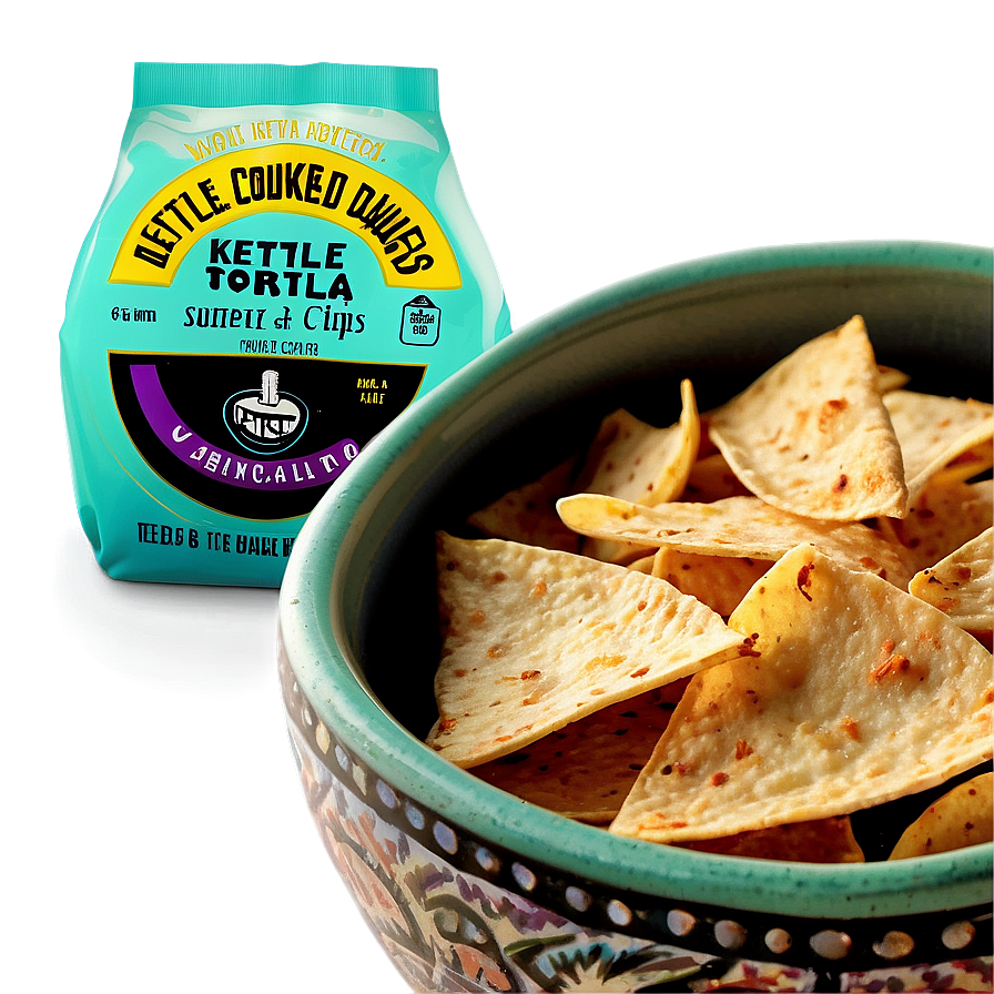 Kettle Cooked Tortilla Chips PNG 91 PNG image with a transparent background, free high-resolution download
