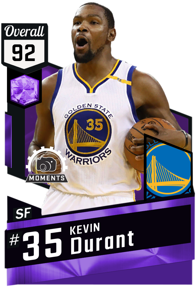 Kevin Durant Golden State Warriors Card