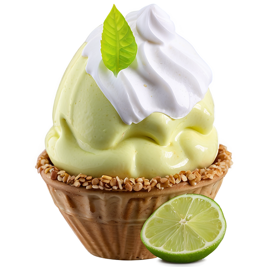 Key Lime Pie Ice Cream Sundae Png 45