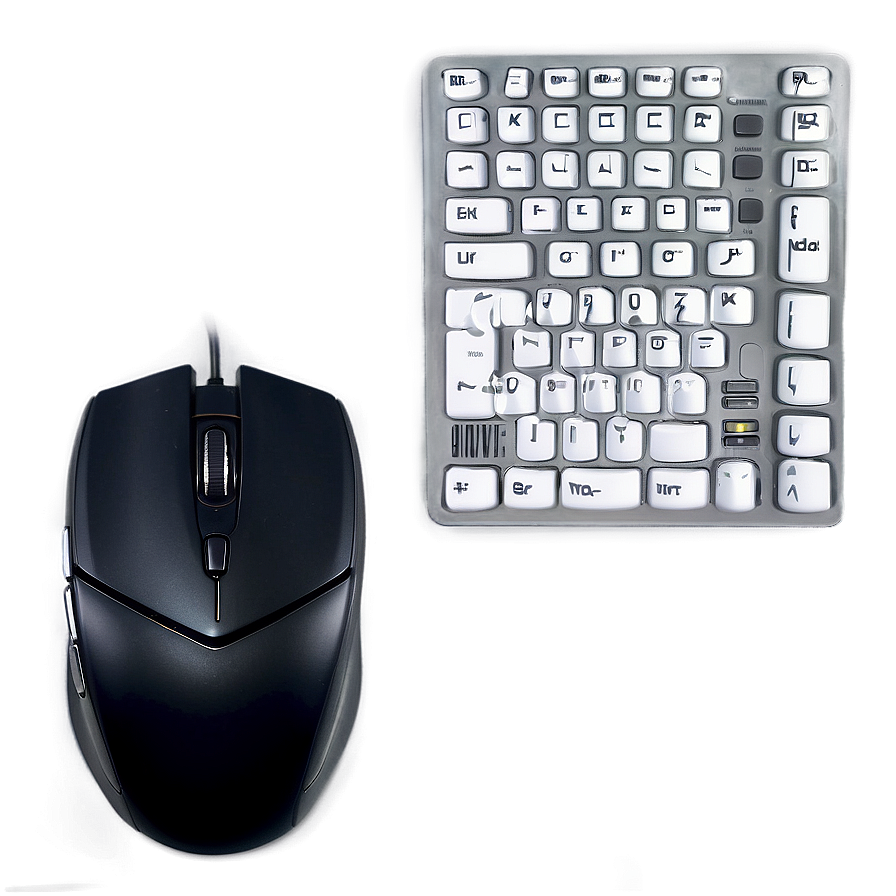 Keyboard And Mouse With Wrist Support Png Dkr