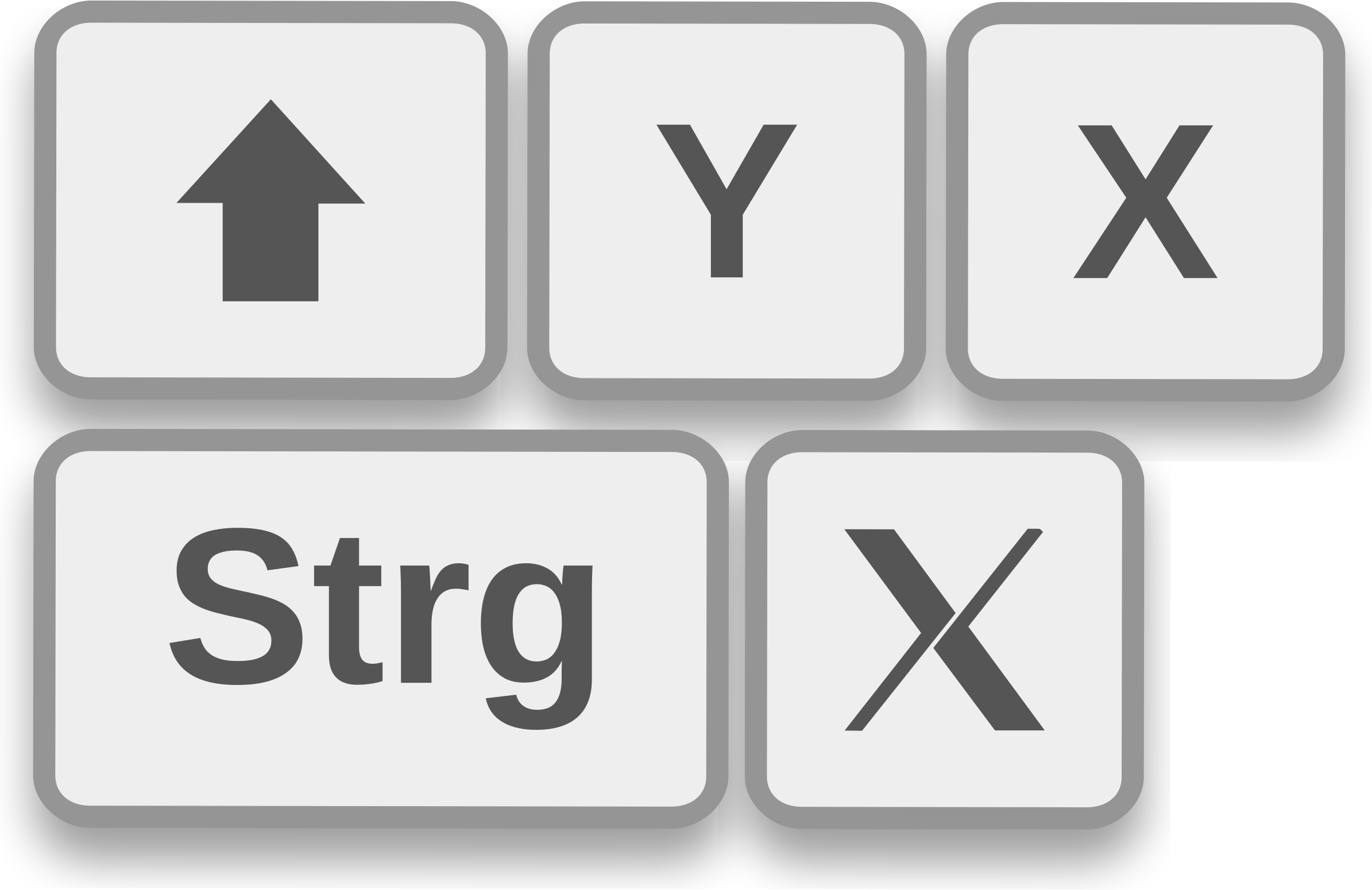 Keyboard Shortcut Keys Graphic