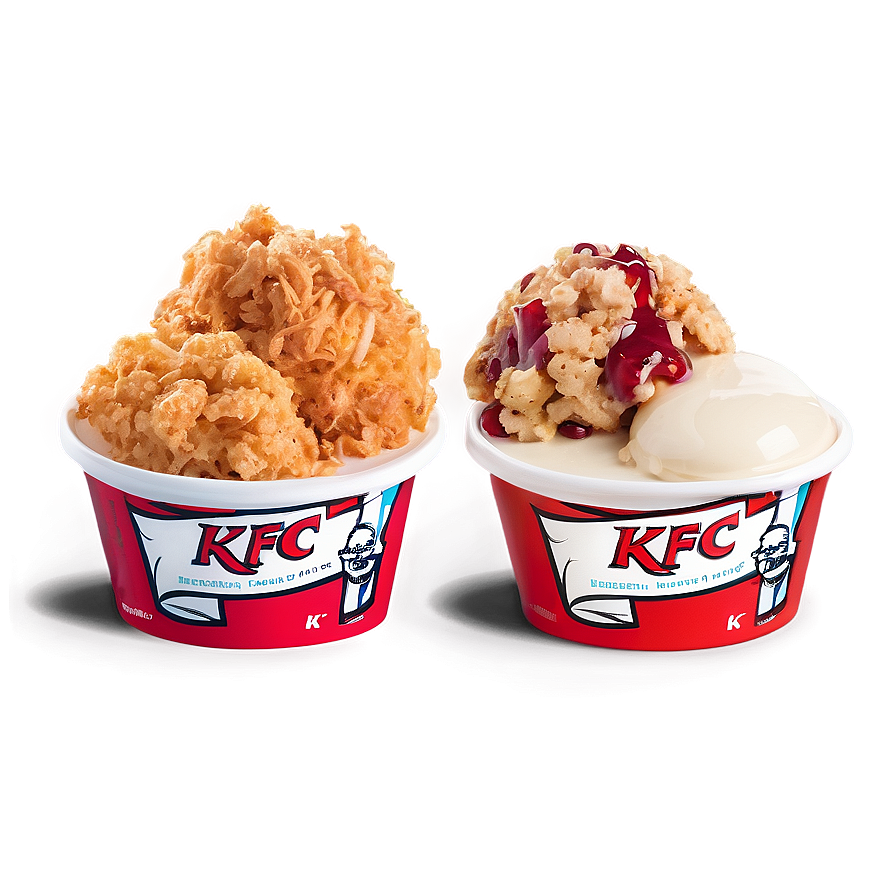 KFC Desserts Selection PNG 06112024 PNG with transparent background
