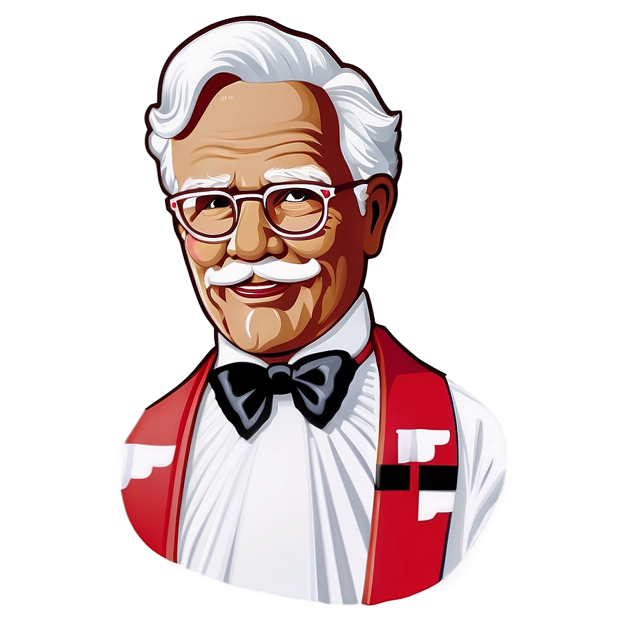KFC Logo with Colonel Sanders PNG 24 PNG image with a transparent background, free high-resolution download