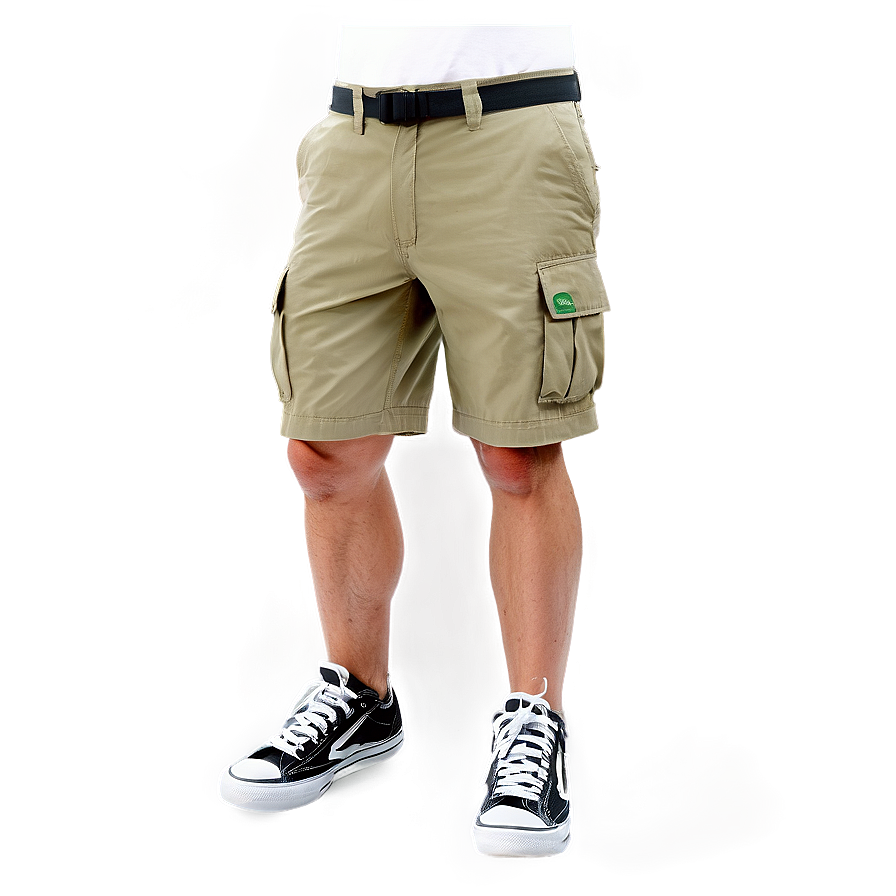 Khaki Cargo Shorts Png 12