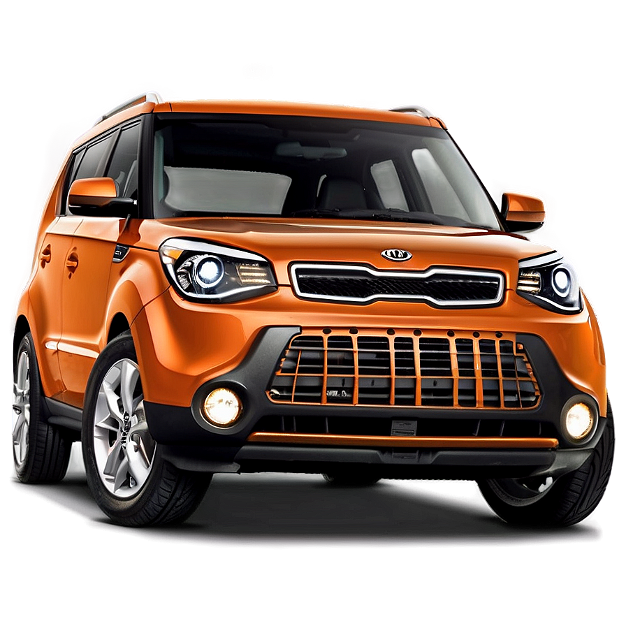 Kia Soul In Dynamic Orange Png 06292024