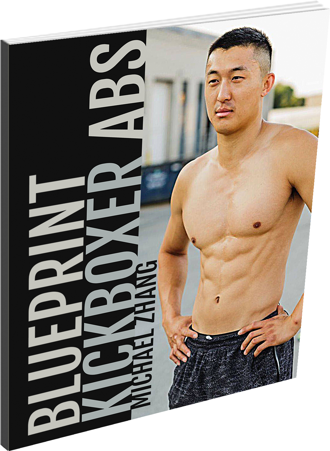 Kickboxer Blueprint Cover PNG with transparent background