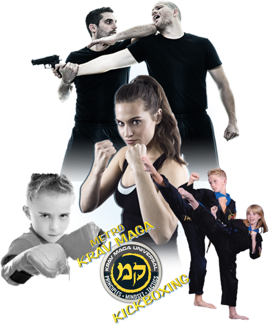 Kickboxingand Self Defense Training PNG with transparent background