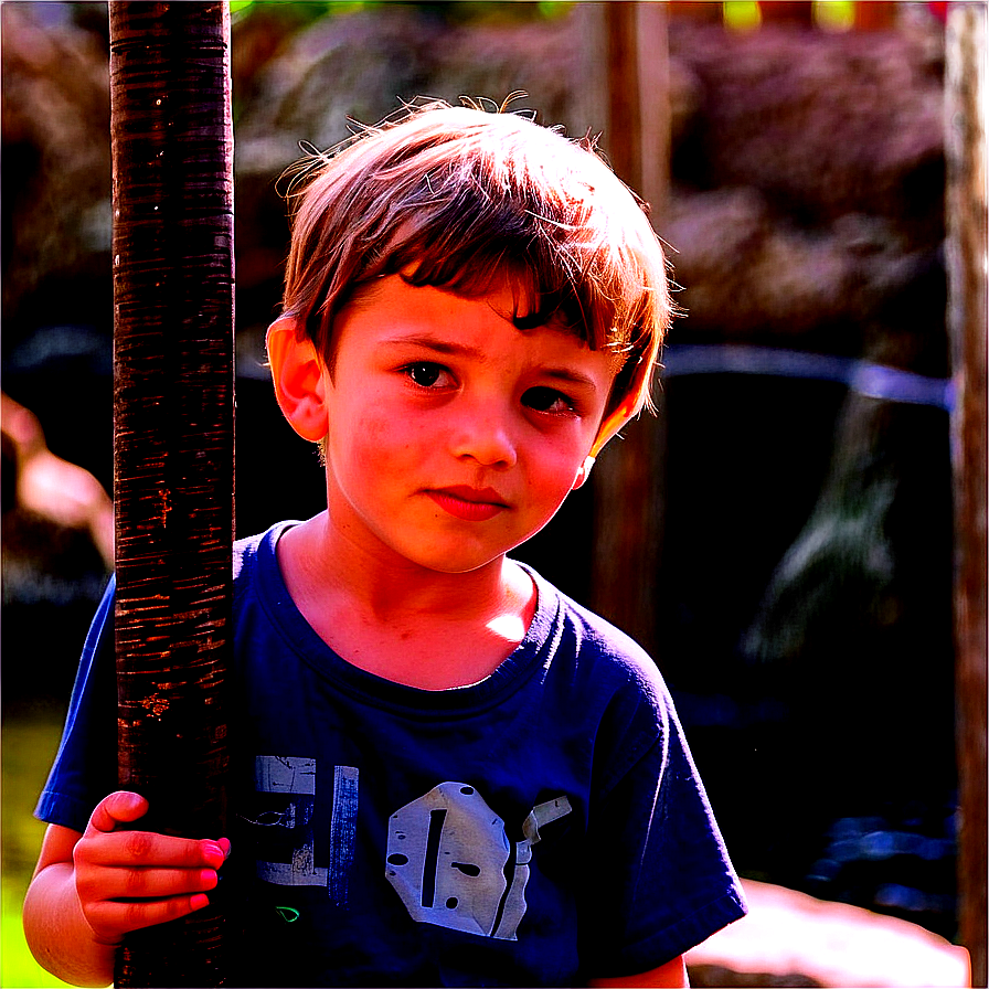 Kid At The Zoo Png Dff23