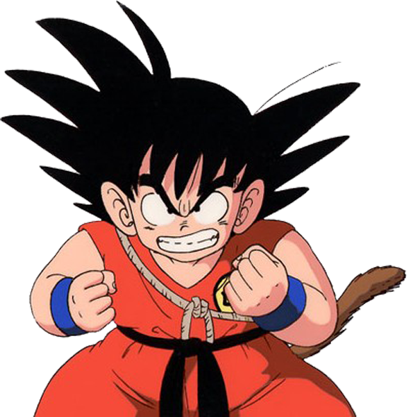 Kid Goku Readyfor Action