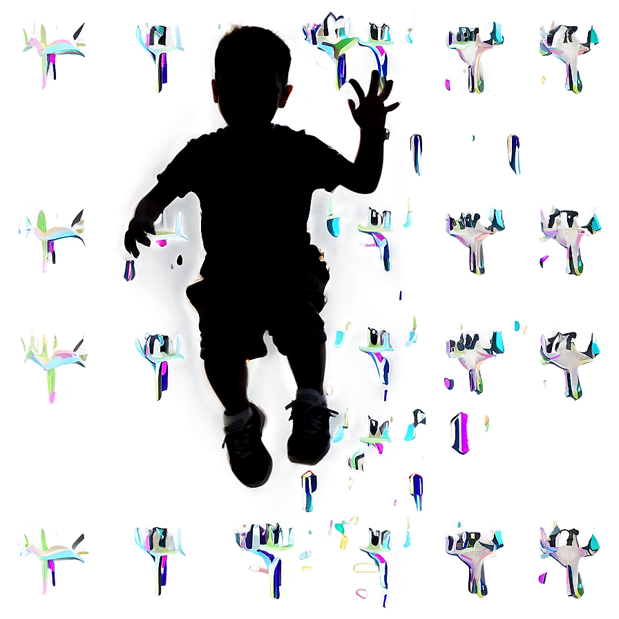 Kid Jumping Silhouette PNG sdd PNG with transparent background