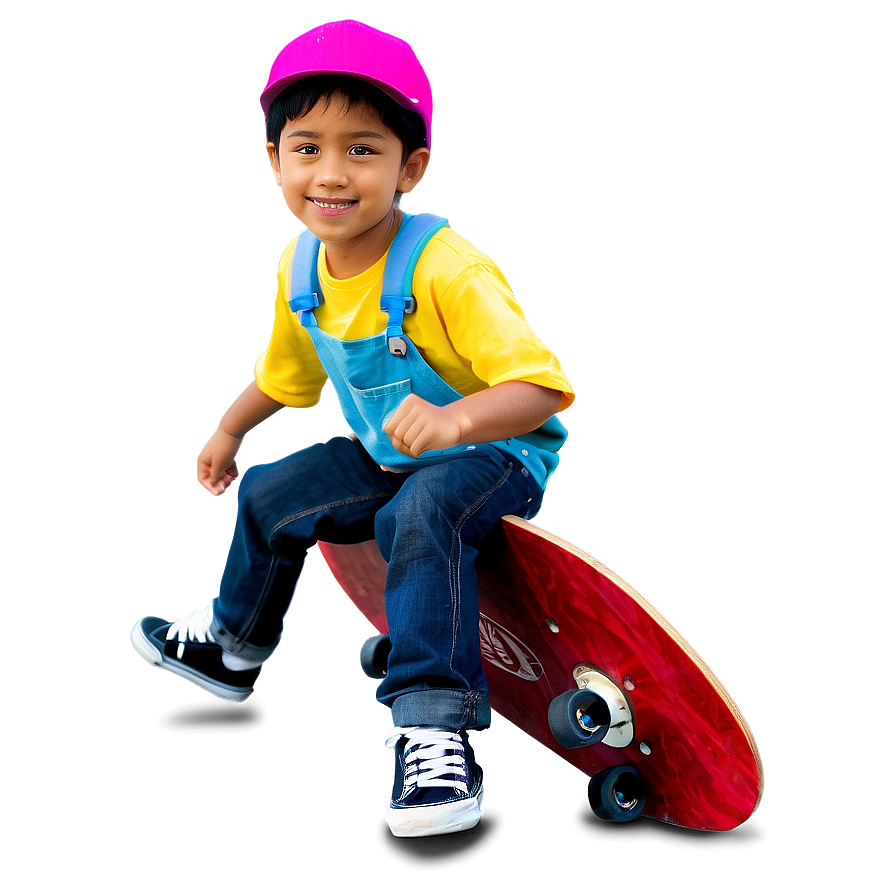 Kid On Skateboard Png 81