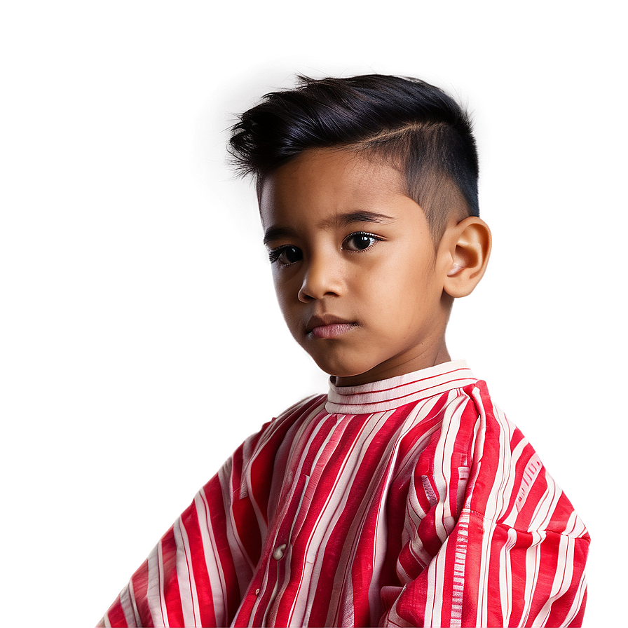 Kid's Haircut In Barber Shop Png 06122024