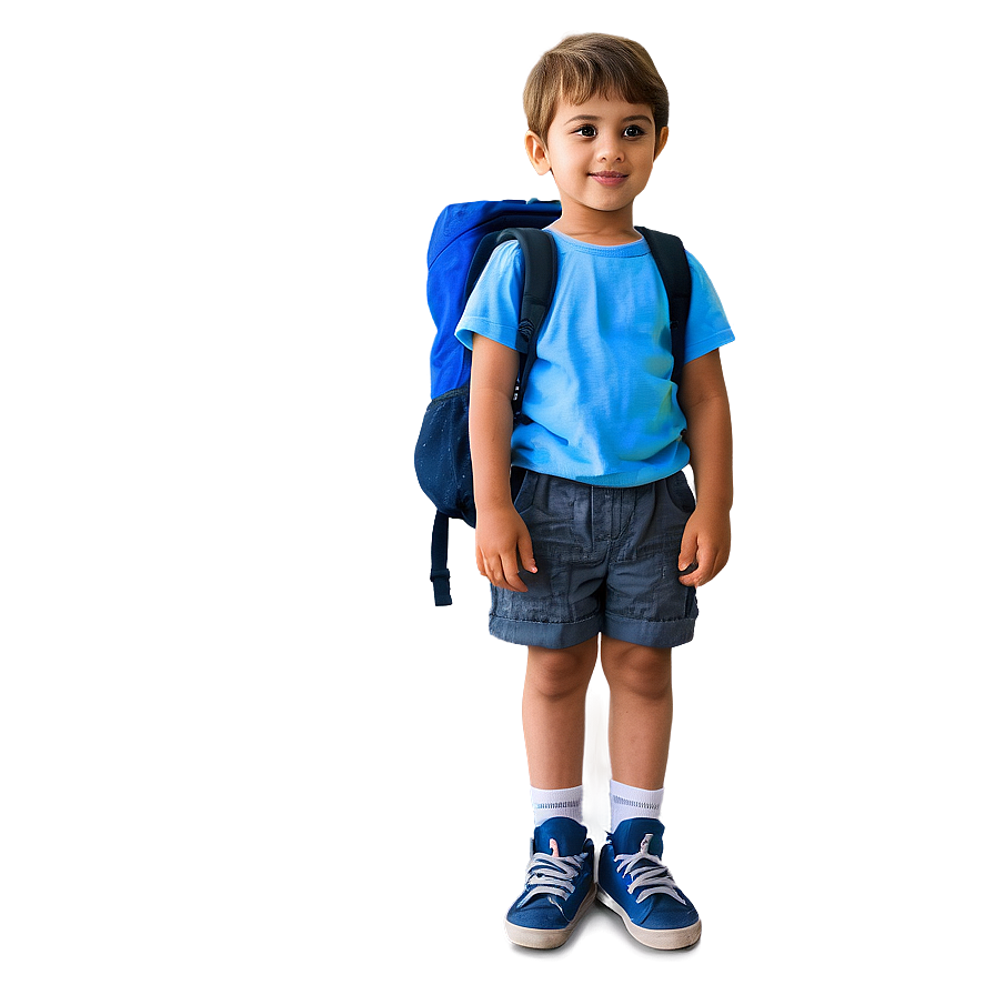 Kid With Backpack Png Ngi17