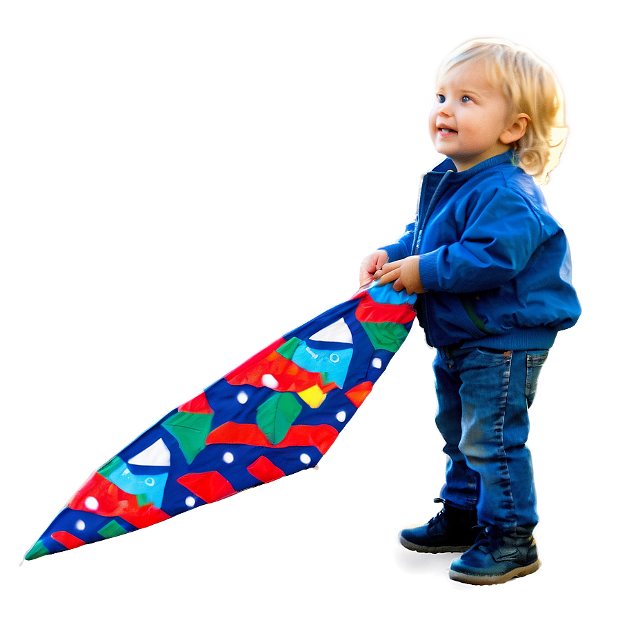 Kid With Kite Png 05242024