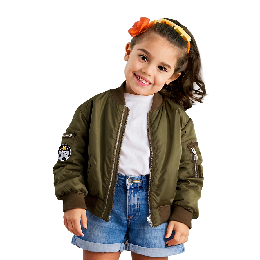 Kids Bomber Jacket Fun Png Xfo58