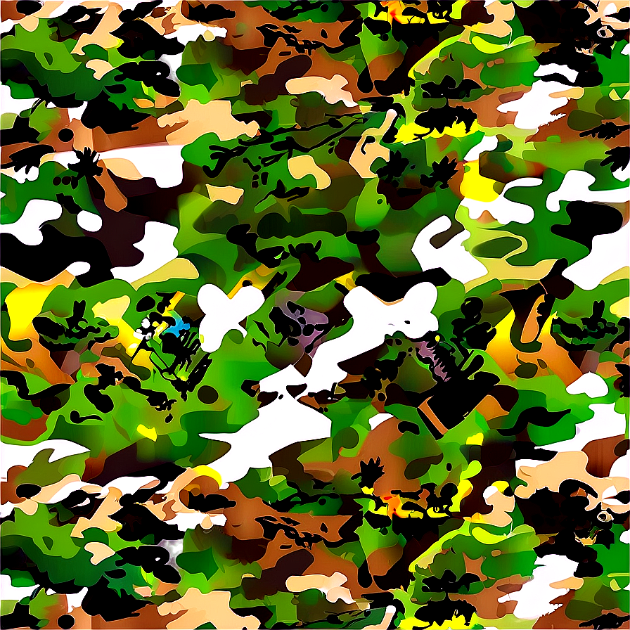 Kids Camouflage Design Png Naw