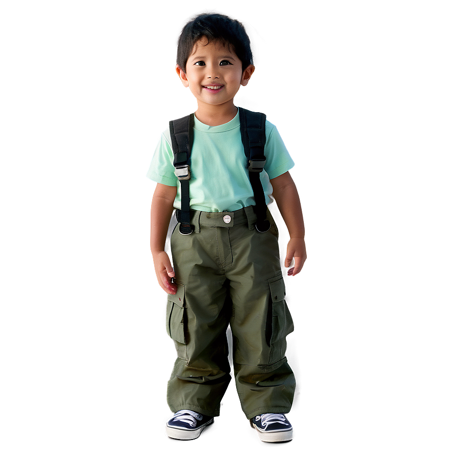 Kids Cargo Pants Png 06132024