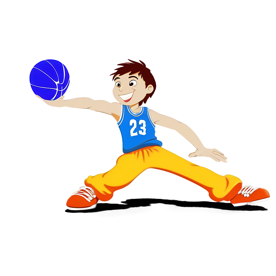 Kids Cartoon Basketball Png 75