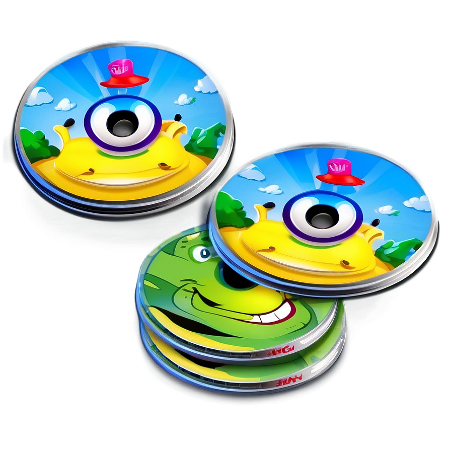 Kids Cartoon Dvd Png Uuy29