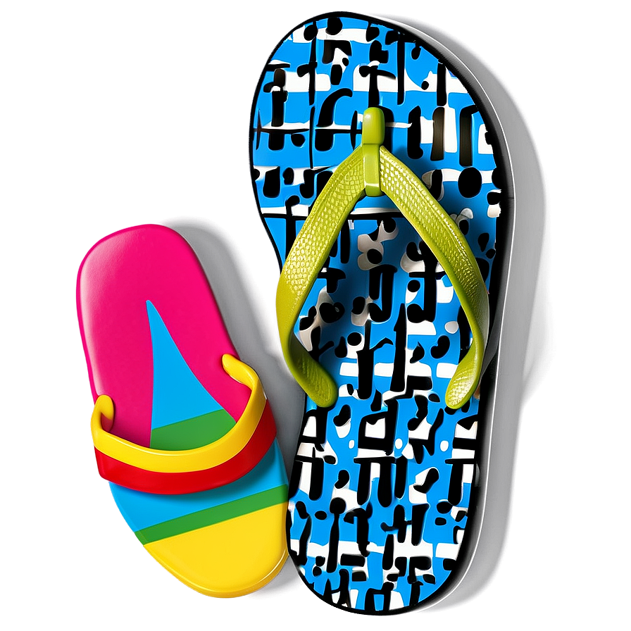 Kids Cartoon Flip Flop Png Mbq68