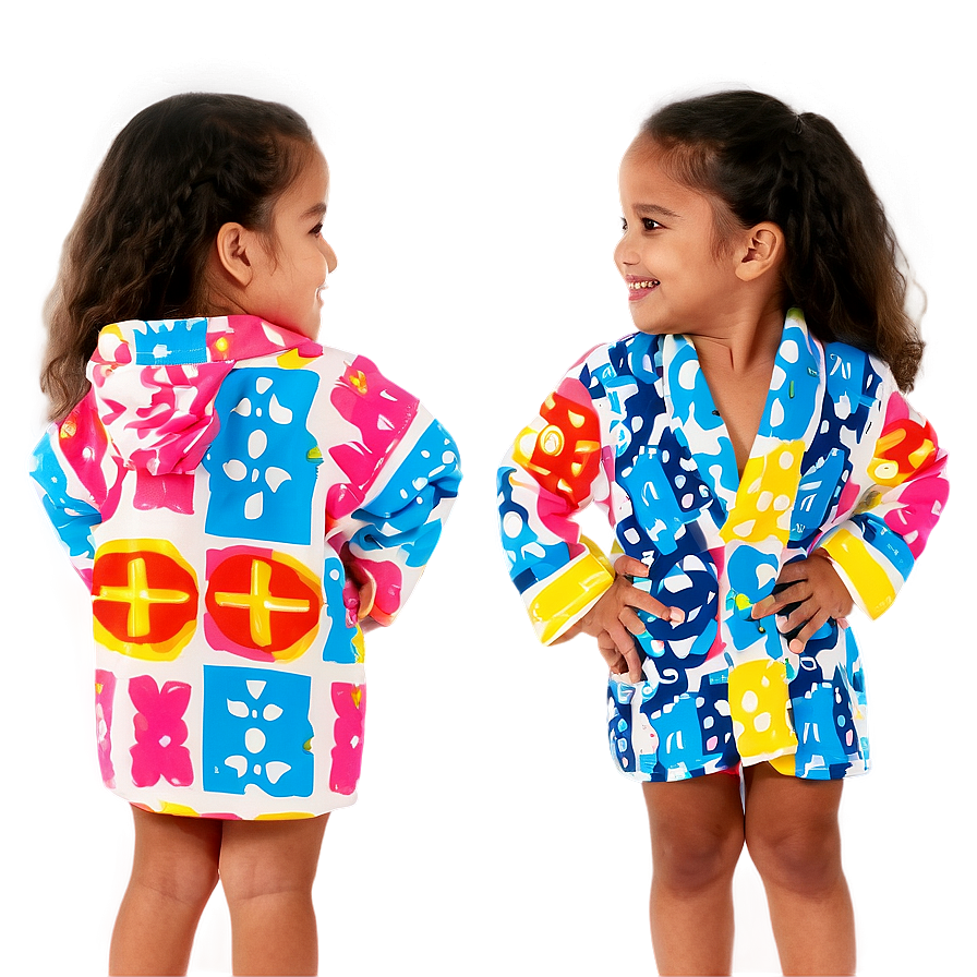 Kids' Colorful Robe Png 76