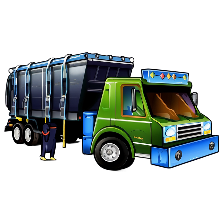 Kids Garbage Truck Png Flr87