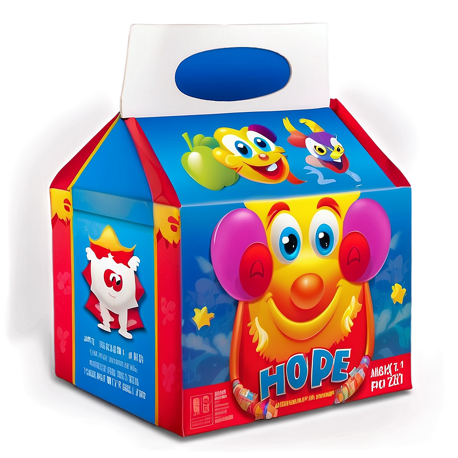 Kids Happy Meal Box Art Png Euk35