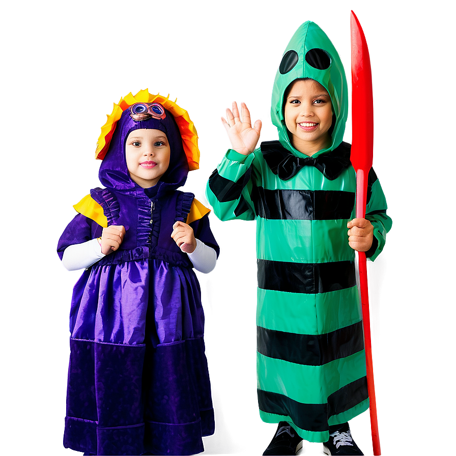 Kids In Costumes Png 05242024