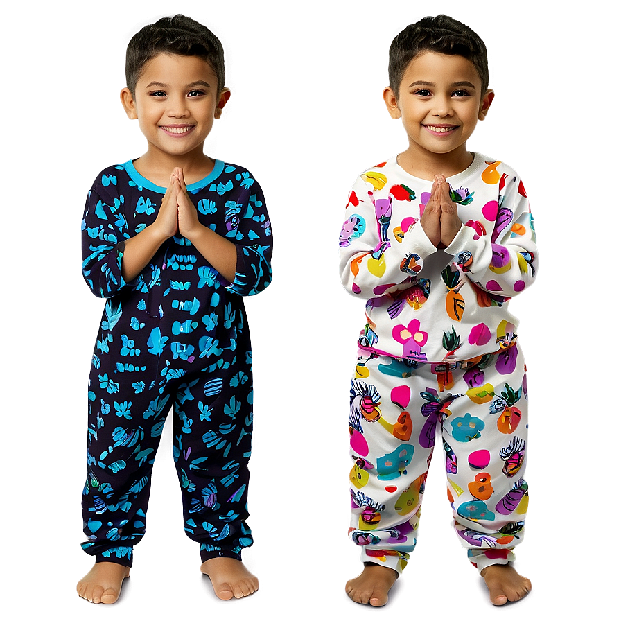 Kids In Pajamas Png 5