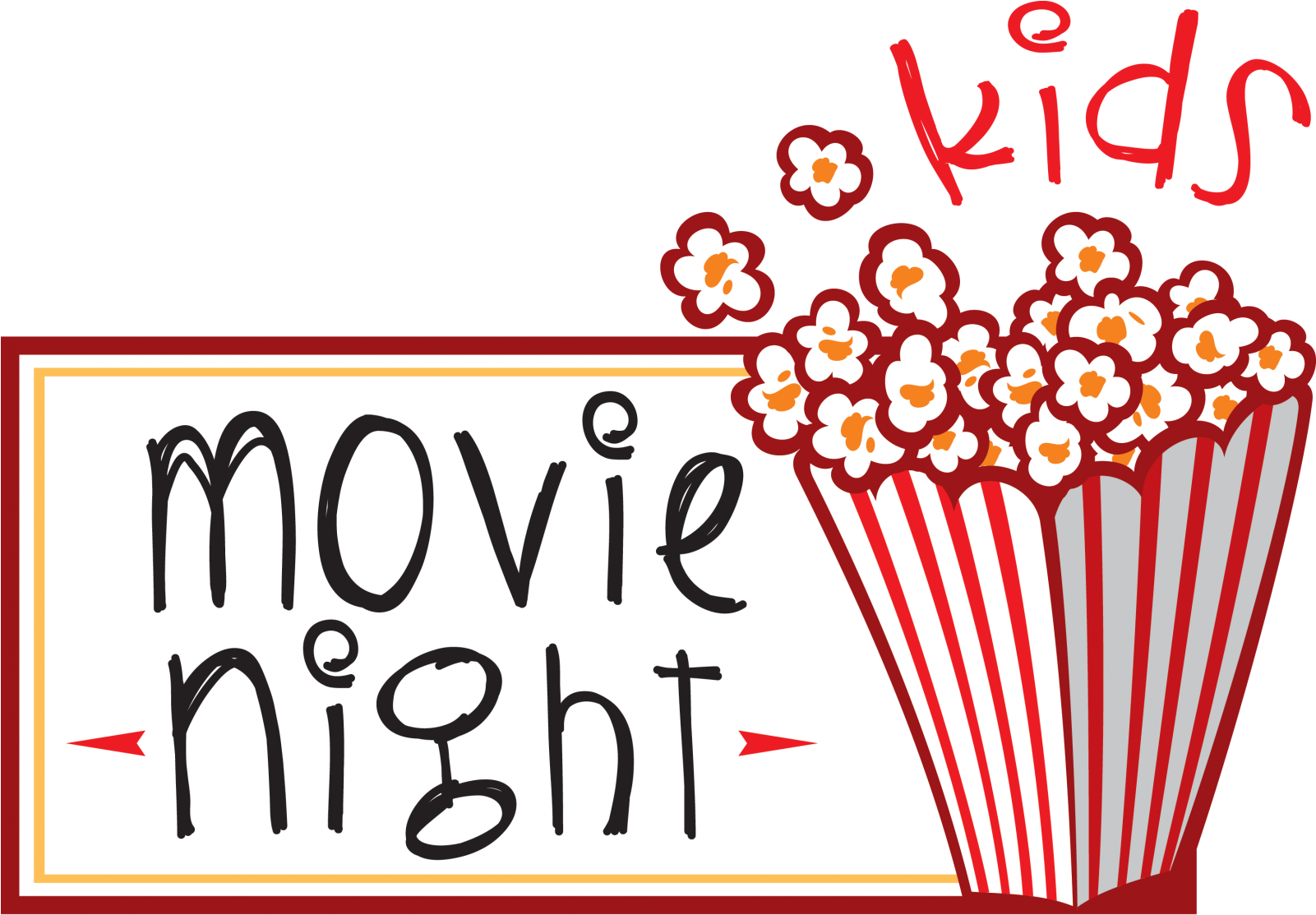 Kids Movie Night, HD Png Download PNG with transparent background