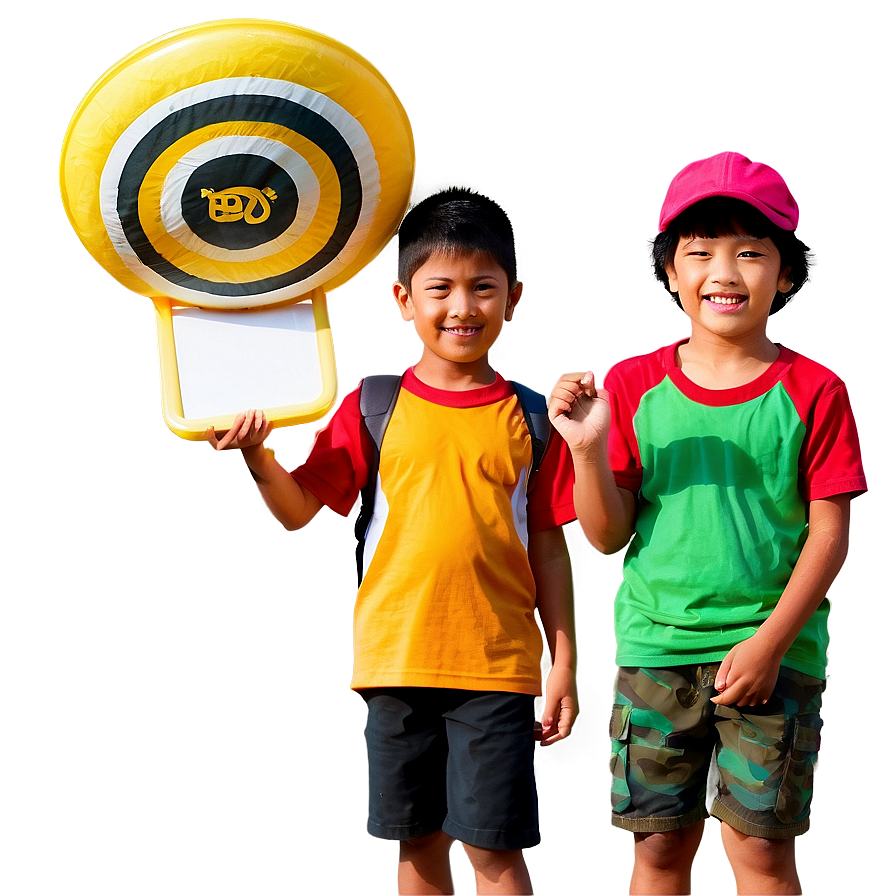 Kids Playing Frisbee Png Mml67