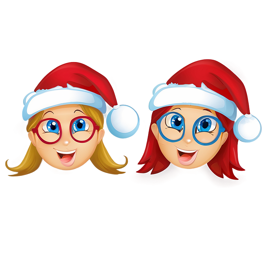 Kids Santa Hat Cartoon Png Pec