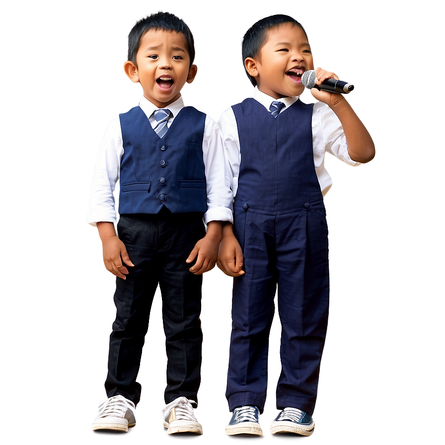 Kids Singing Png Pea