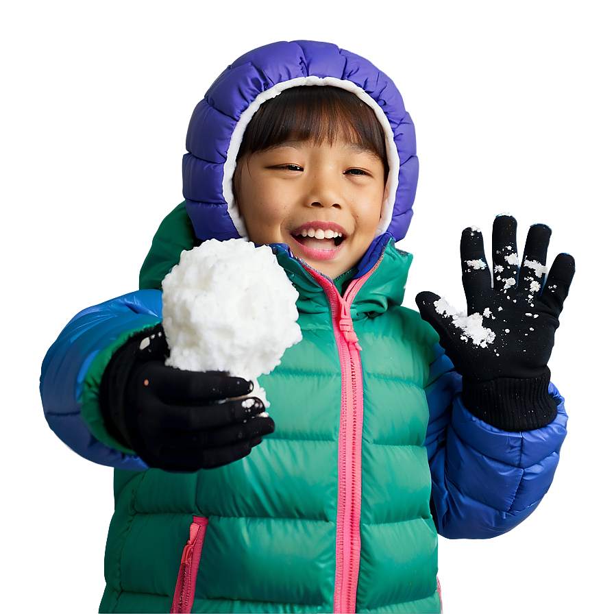 Kids Snowball Fight Victory Png 75