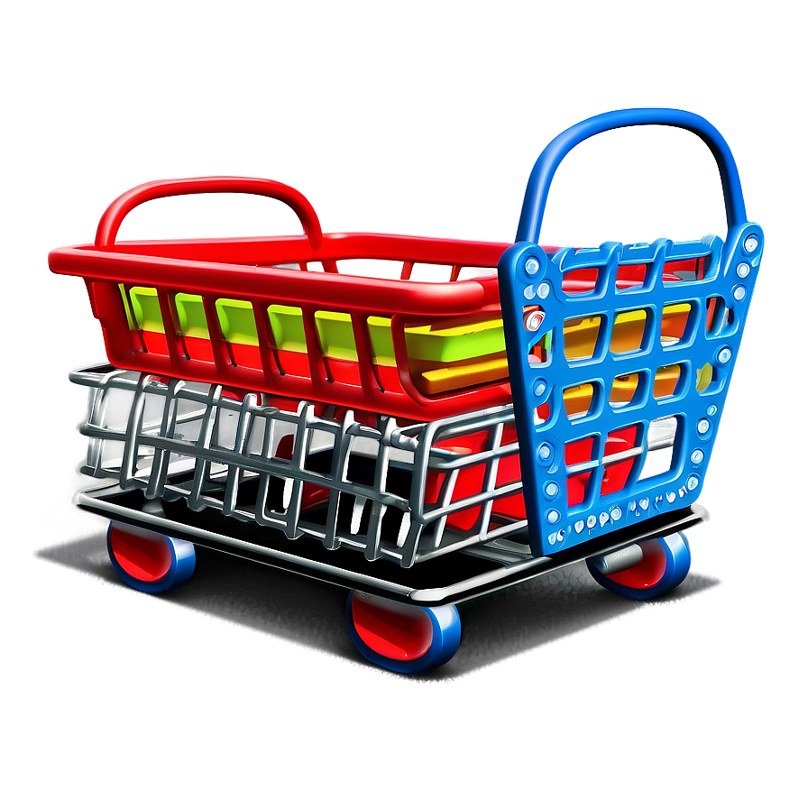 Kids Toys Shopping Cart Png 3