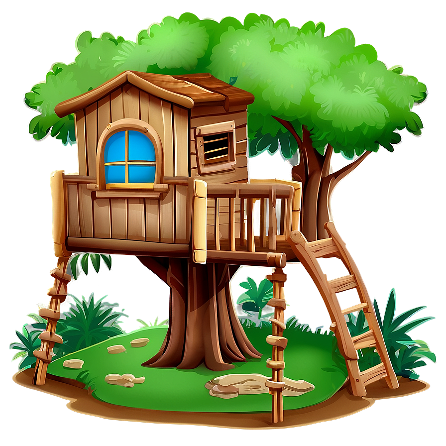 Kids Tree House PNG jxa32 PNG image with a transparent background, free high-resolution download