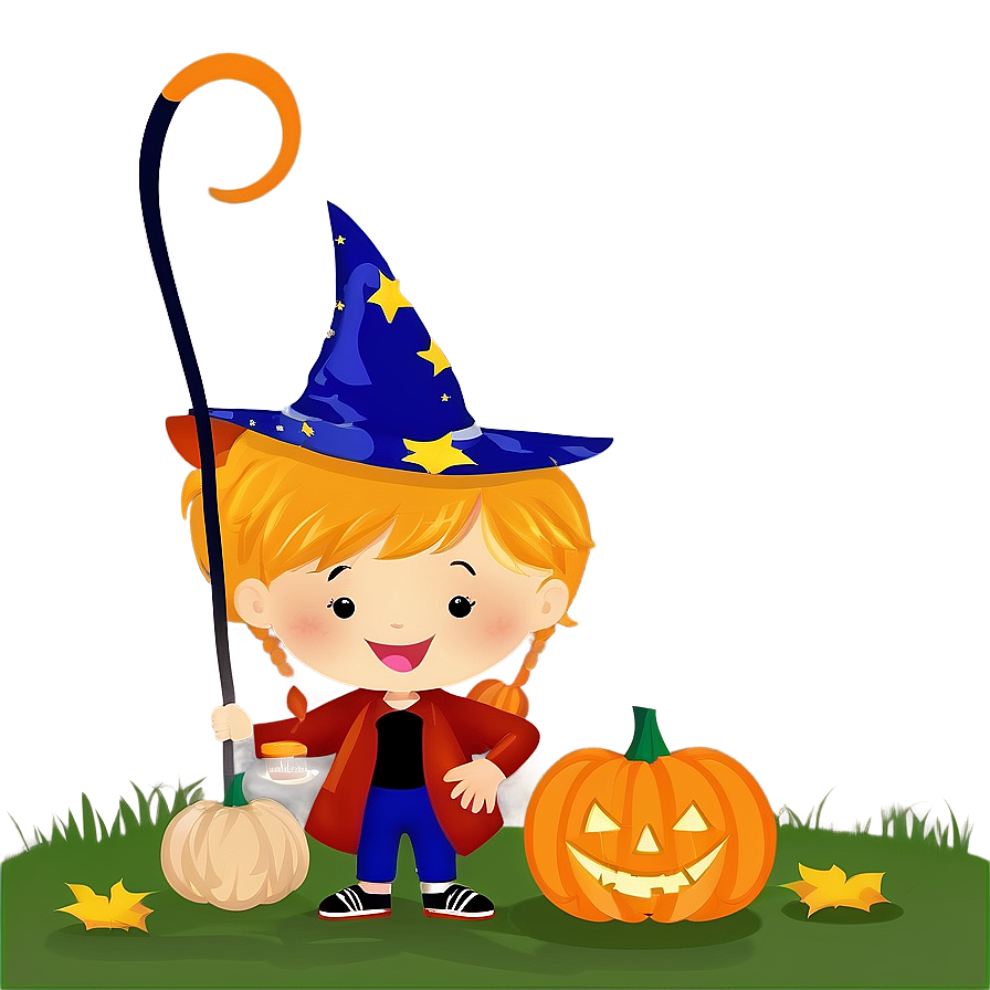 Kids With Halloween Pumpkins Png 05212024