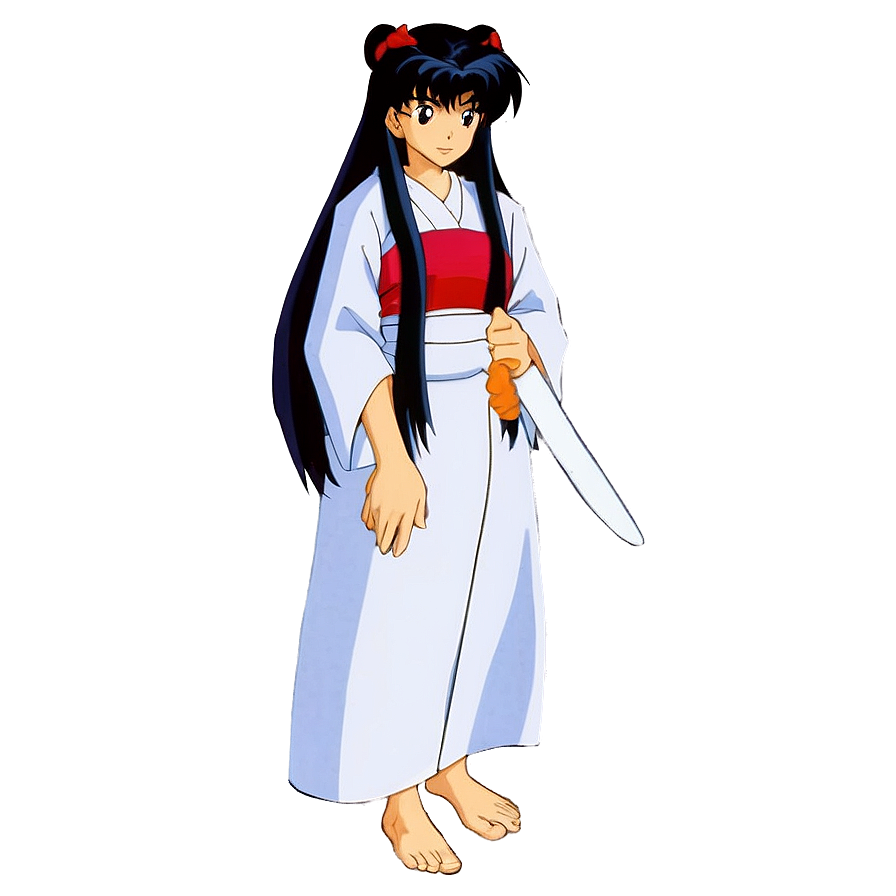 Kikyo in Inuyasha PNG kgs79 PNG with transparent background