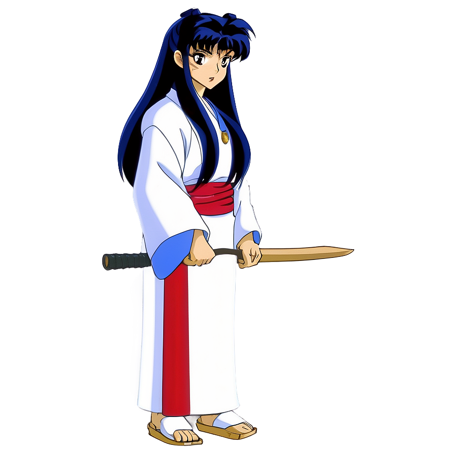 Kikyo in Inuyasha PNG msv PNG with transparent background