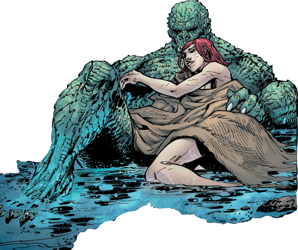 Killer Croc & June Moon/enchantress ❤️ - June Moone And Killer Croc, HD Png Download PNG with transparent background