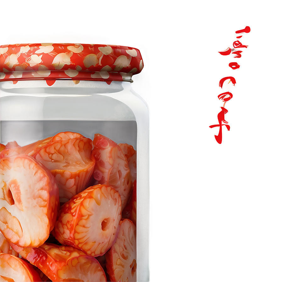 Kimchi In Glass Jar Png Gfv41