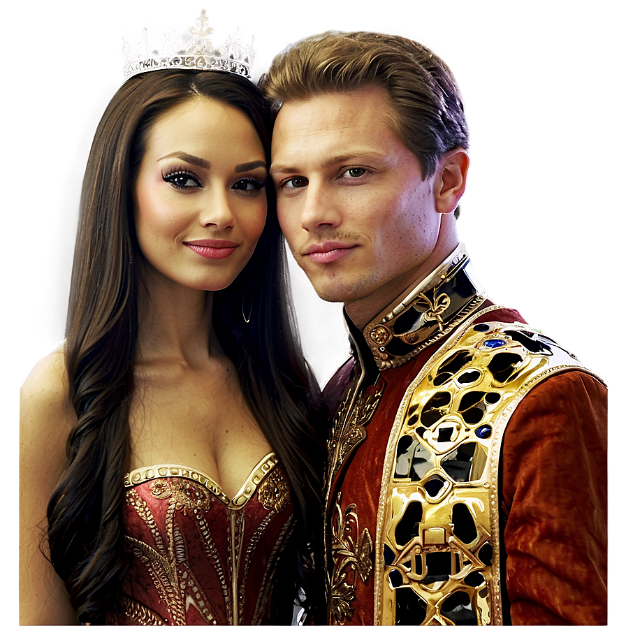 King And Queen Portrait Png Wjq62