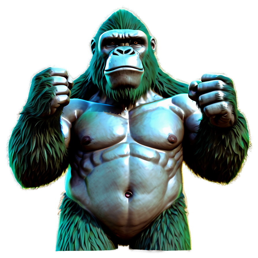 King Kong 3d Model Png 05232024