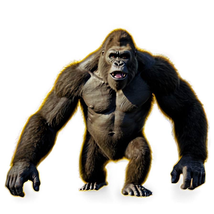 King Kong Climbing PNG fig PNG image with a transparent background, free high-resolution download
