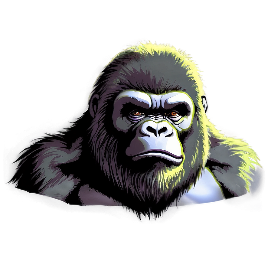 King Kong Illustration PNG 57 PNG with transparent background