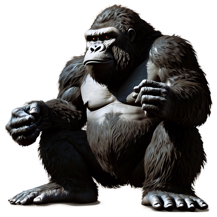 King Kong Illustration PNG nlh PNG with transparent background