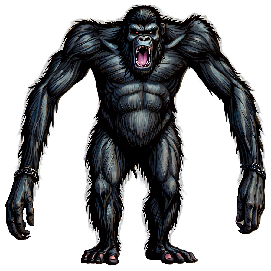 King Kong in Chains PNG 53 PNG image with a transparent background, free high-resolution download