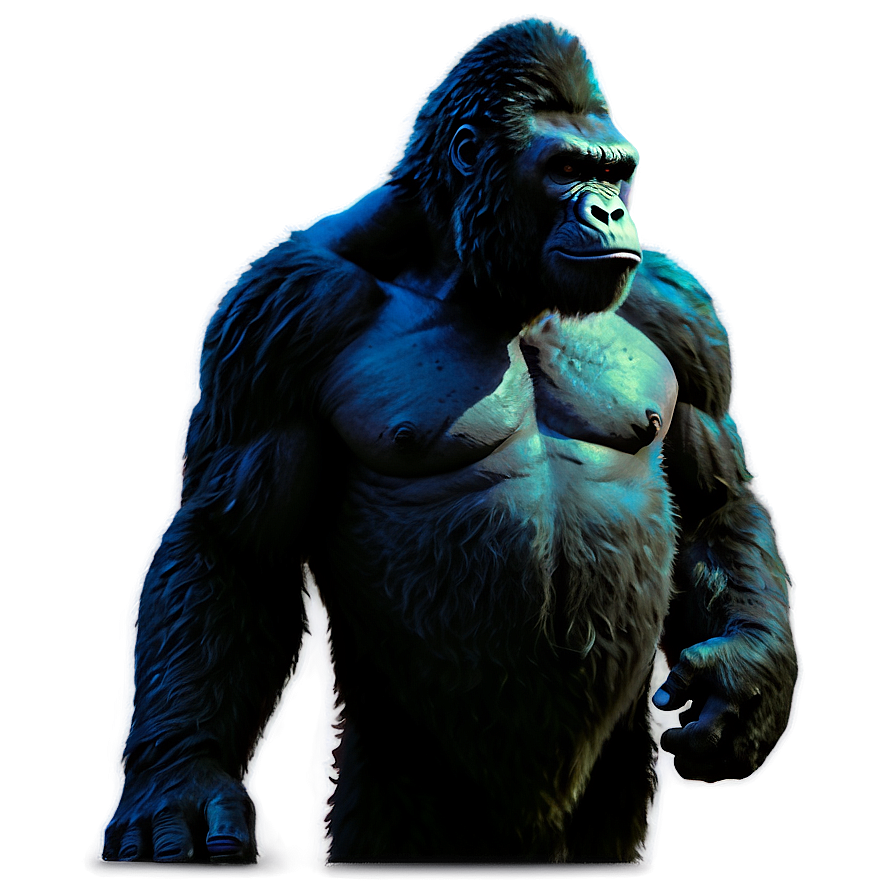 King Kong Silhouette PNG 05232024 PNG with transparent background