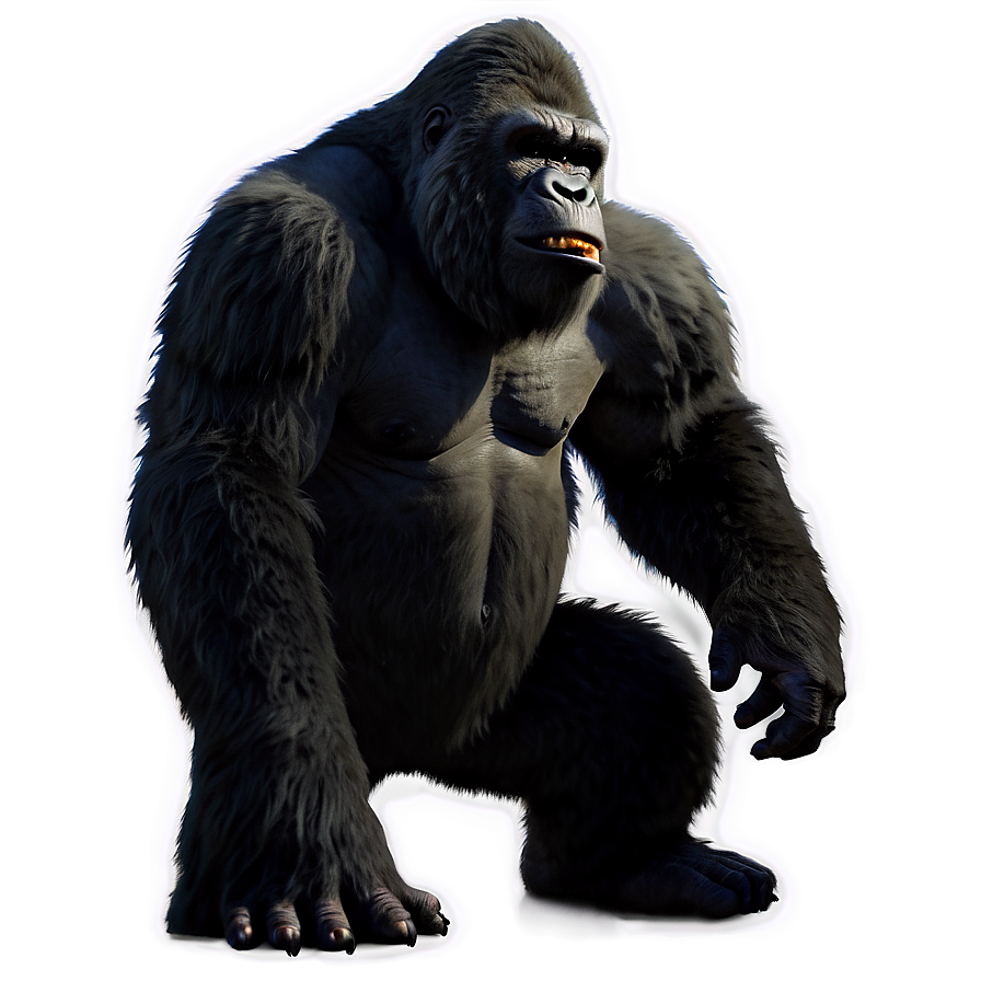 King Kong Silhouette PNG gsj23 PNG with transparent background
