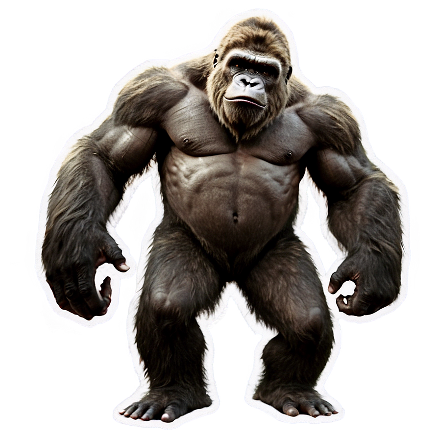 King Kong Silhouette PNG rhf28 PNG with transparent background